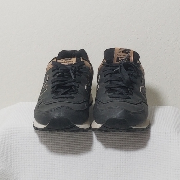 New Balance Women's Black and Bronze Sneakers - Picture 8 of 9